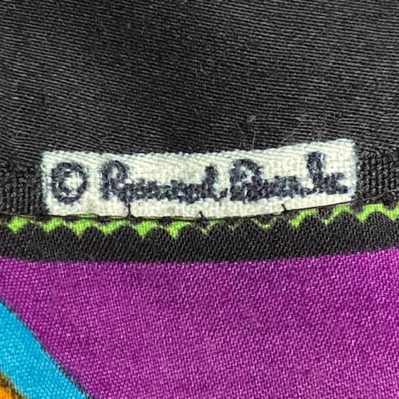 Vintage 80's Handmade Paisley Rosewood Maxi Skirt - Picture 7 of 7